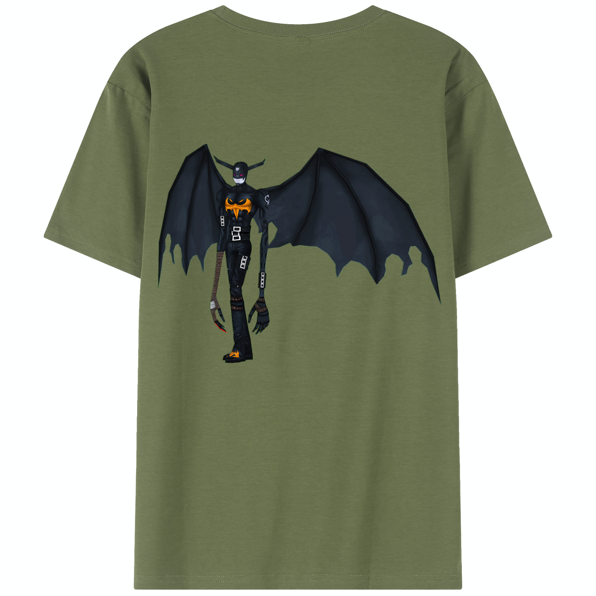 （画像用） Digimon デジタルモンスター/デジモン 綿100％半袖Tシャツ（背面プリント）